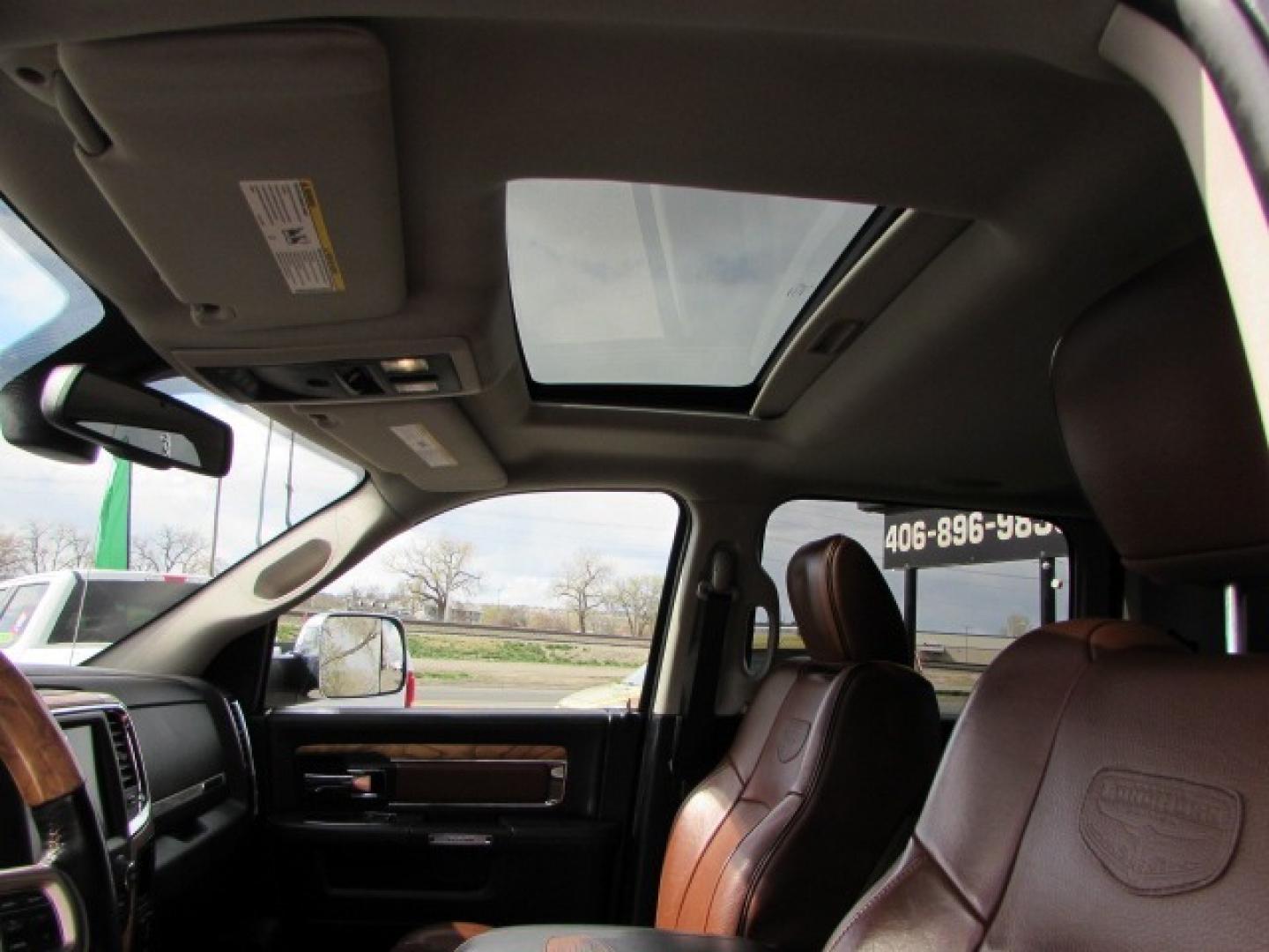 2013 Western Brown /Cattle Tan Leather RAM 1500 Laramie Longhorn (1C6RR7PT9DS) with an 5.7 Hemi V8 engine engine, 8 speed automatic transmission, located at 4562 State Avenue, Billings, MT, 59101, (406) 896-9833, 45.769516, -108.526772 - 2013 RAM 1500 Laramie Longhorn Edition Crew Cab SWB 4WD - Extremely clean! 5.7L V8 OHV 16V Engine - 8 speed automatic transmission - 4WD - 163,381 miles - local trade in - extremely clean Longhorn Edition - climate control - air conditioning - tilt wheel - cruise control - Alpine touchscreen audio - Photo#12